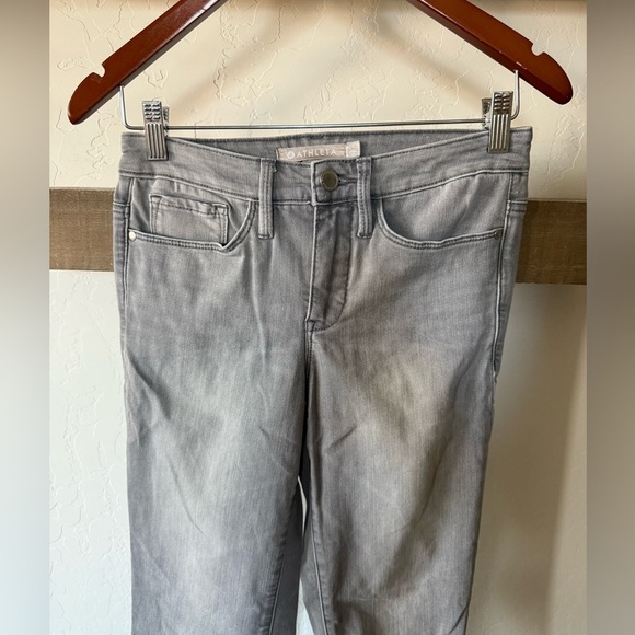 Athleta|Gray wash Sculptek stretchy skinny jeans,size 2•••designed for movement - Picture 5 of 16